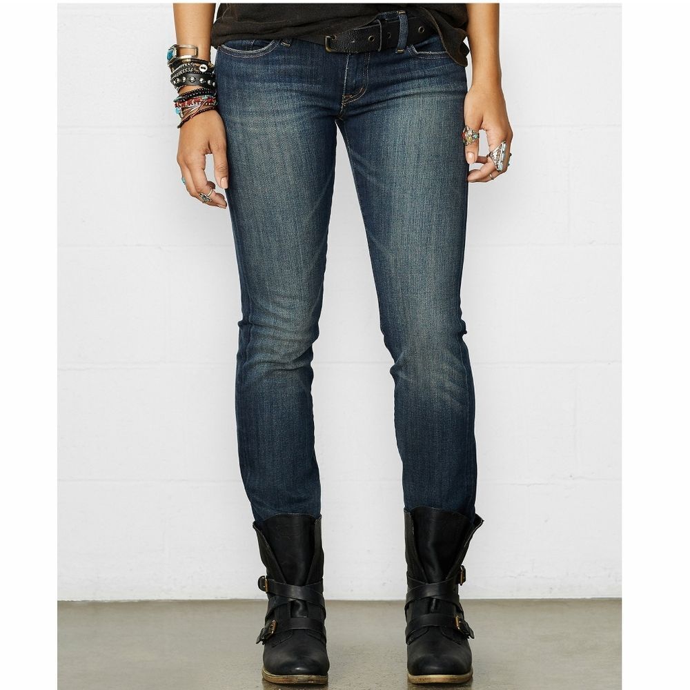 New! RALPH LAUREN Denim & Supply Women's Straight Leg Jeans Denim Blue - Picture 8 of 10